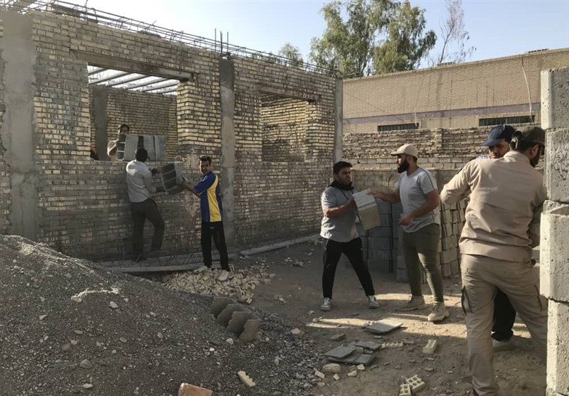 جهادگران راهیان شهادت 2 مدرسه در یکی از مناطق محروم ساختند