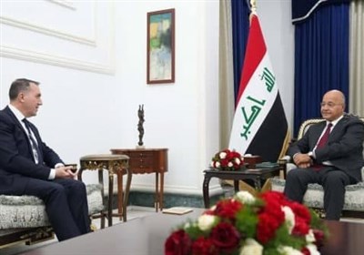  برهم صالح در دیدار با سفیر ترکیه: مخالف دخالت خارجی در عراق هستیم 