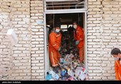 خانهایی مملو از زباله در قلب شهر بجنورد + تصاویر