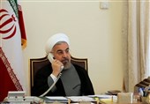 الرئیس روحانی لأمیر قطر: الکیان الصهیونی هو التحدی الرئیسی فی المنطقة