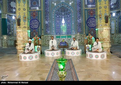 ترتیل‌خوانی قرآن کریم در مسجد جمکران