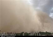 سرعت طوفان شن در زابل به 108 کیلومتر بر ساعت رسید