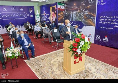 افتتاح شرکت پالایش پارسیان سپهر شهرستان مهر