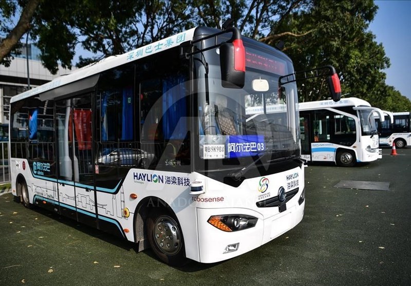 استفاده آزمایشی از اتوبوس‌های بدون راننده در جنوب چین
