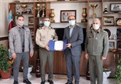 دیدار صدیقی با رئیس تربیت بدنی ارتش