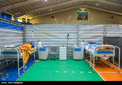 بیمارستان پشتیبان ارتش برای بیماران کرونایی-شیراز