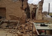 خسارت زلزله 5.9 ریشتری به واحدهای مسکونی گناوه + فیلم