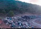 فاجعه زیست‌محیطی در شهر ‌‌&quot;باباحیدر&quot;/ زباله‌ها در محیط رها شده‌اند