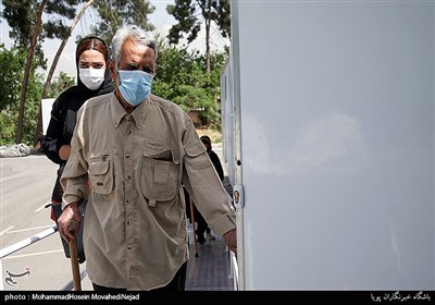 بیمارستان سیار کرونایی احسان در مرکز درمانی بوعلی تهران