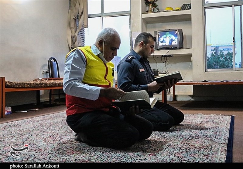 آتش‌نشانی , استان کرمان , ماه رمضان , 