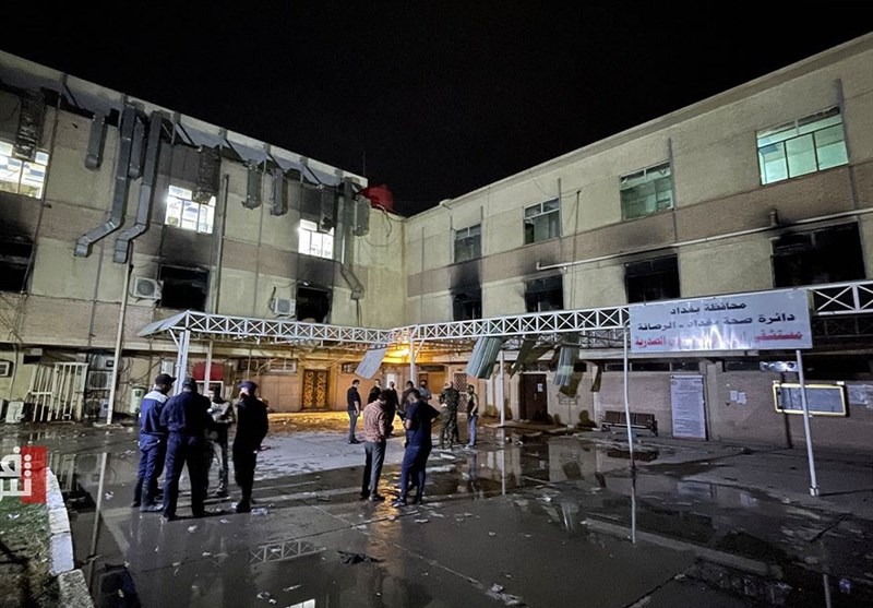 اعلام عزای عمومی 3روزه در عراق به‌علت فاجعه بیمارستان کرونایی‌ها در بغداد