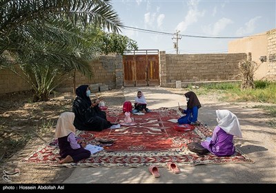 تدریس معلمین در روستاهای محروم شادگان