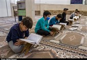 برگزاری جلسات ختم قرآن در پردیسان قم به روایت تصویر‌