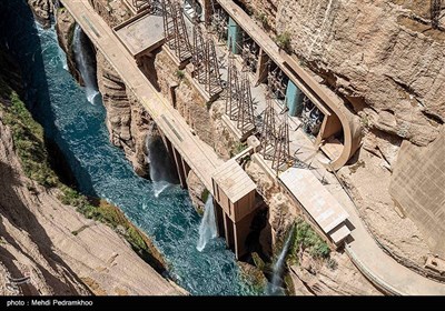 کاهش شدید حجم آب پشت سد دز - خوزستان