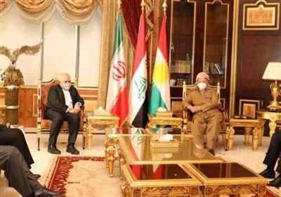  قدردانی مسعود بارزانی از مواضع ایران در خصوص امنیت عراق و اقلیم کردستان عراق 