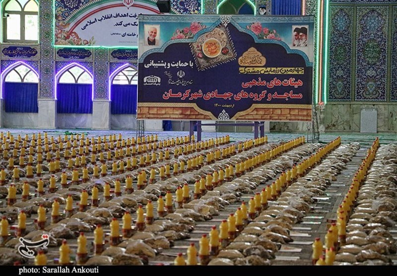 چهارمین رزمایش کمک مؤمنانه هیئت‌های مذهبی شهر کرمان ‌+تصاویر