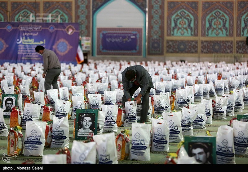 توزیع 3000 بسته پروتئینی با ارزش 5 میلیارد ریال در محلات کم برخوردار تهران توسط بنیاد احسان