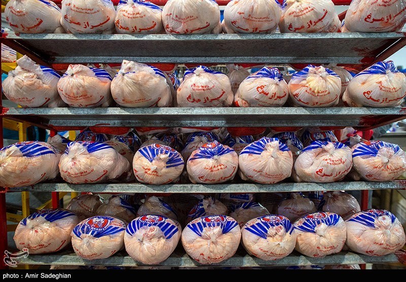 توزیع گسترده گوشت مرغ در بازار مشهدمقدس / خبری از صف برای خرید نیست + فیلم