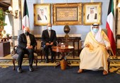 ظریف با نخست‌وزیر کویت دیدار کرد