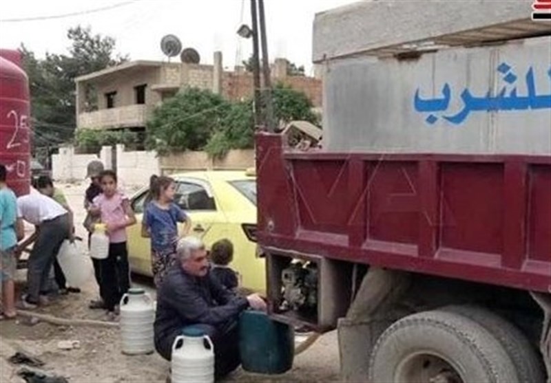 منبع اصلی تامین آب شرب «حسکه» سوریه به علت اقدامات اشغالگران از کار افتاد