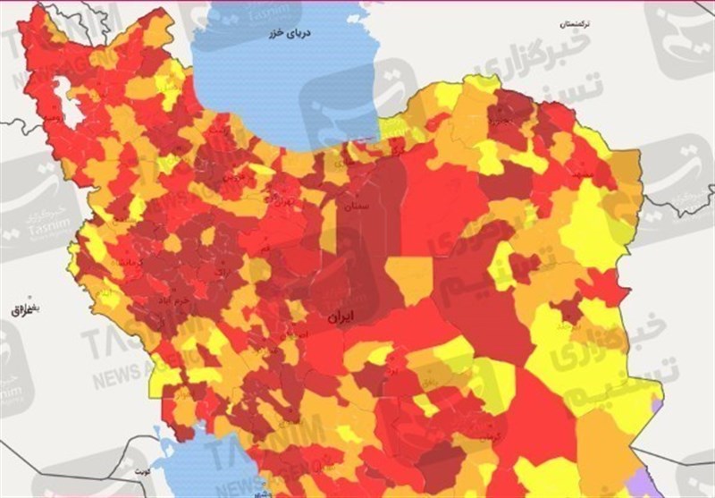 تغییر رنگ‌بندی کرونایی در گیلان؛ 14 شهرستان همچنان نارنجی است