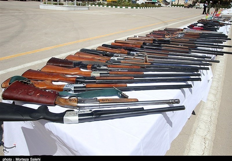 کشف 45 قبضه اسلحه غیرمجاز در کرمانشاه