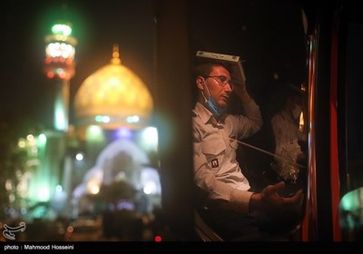 مراسم احیای شب نوزدهم در میدان فلسطین