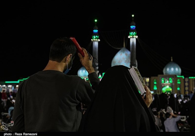 مراسم احیای شب قدر در مسجد مقدس جمکران + تصاویر