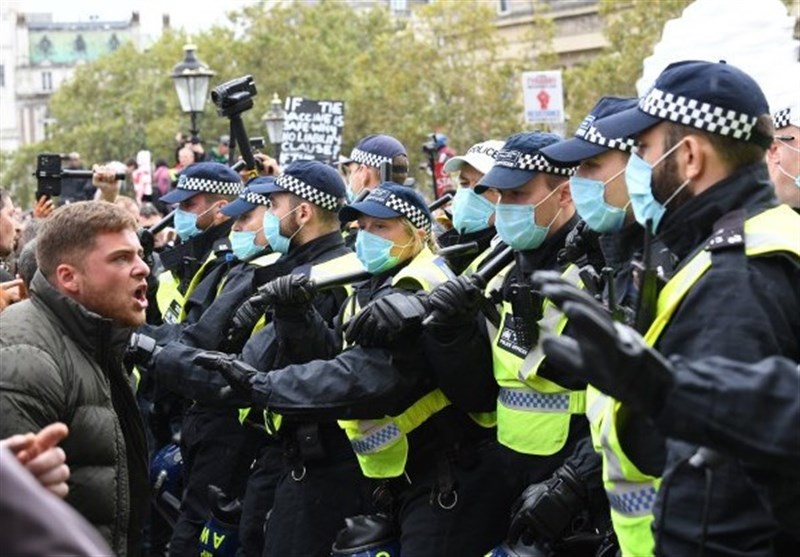 Nine Arrests After Angry Protesters Gather in Central London
