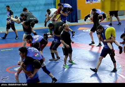 اردوی تیم ملی کشتی جوانان ایران در همدان