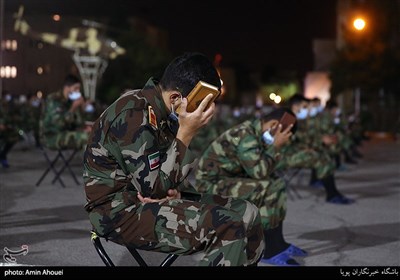 مراسم احیای شب بیست و یکم در دانشکده افسری امام علی(ع)
