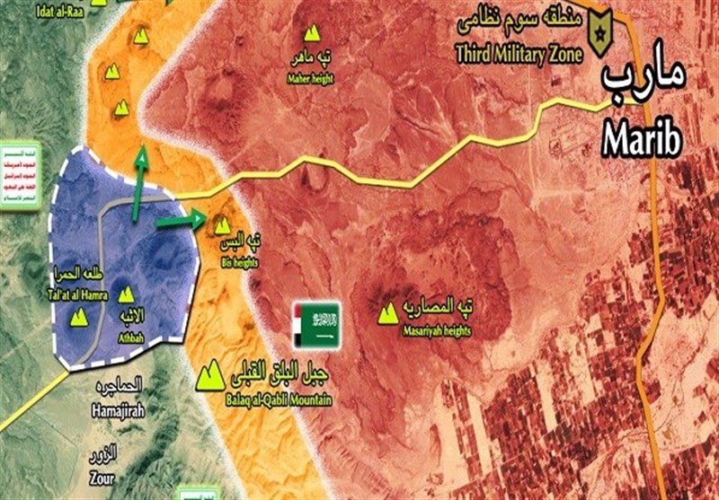 نبرد مأرب؛ ناکامی نیروهای «هادی» در باز پس گیری «الطلعه الحمراء»