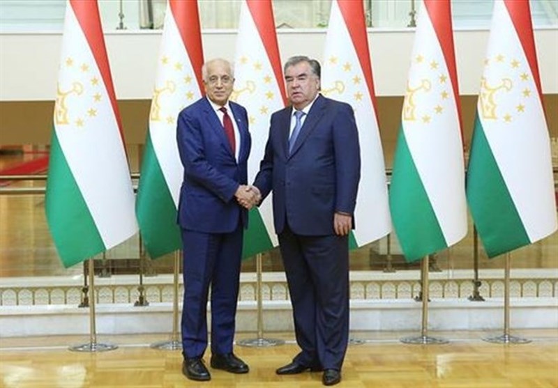 دیدار زلمی خلیل‌زاد با رئیس‌جمهور تاجیکستان