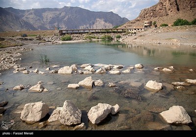 کاهش شدید ذخیره آب سد نازلیان - کرمانشاه