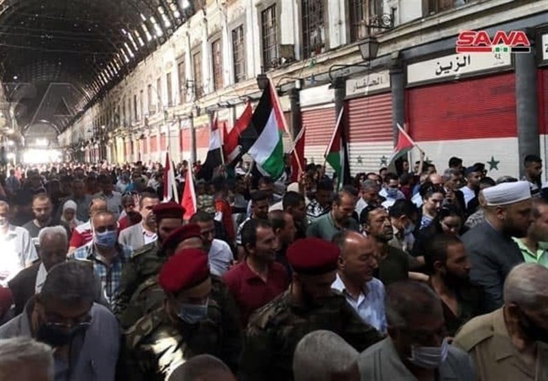 Syrians Rally in Damascus on Annual Al-Quds Day