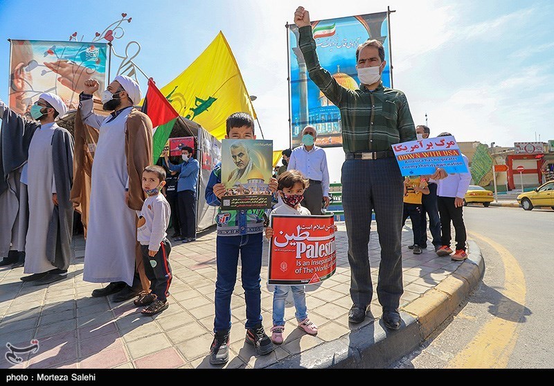 راهپیمایی روز قدس در سراسر استان گیلان برگزار شد