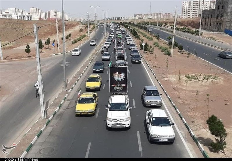 برگزاری راهپیمایی خودجوش موتوری و خودرویی در پرند؛ محور مقاومت پایه‌های رژیم صهیونیستی را متزلزل کرد