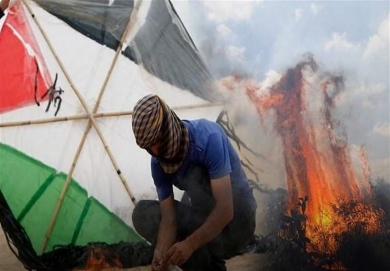 بالن‌های آتش‌زای غزه صهیونیست‌ها را کلافه کرده است