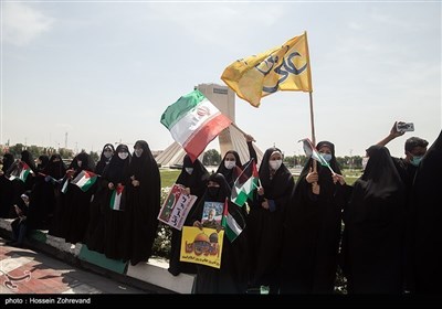 مراسم یوم القدس فی ساحة الحریة بالعاصمة طهران