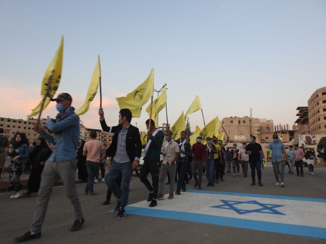 لشکر فاطمیون , مدافعان حرم , راهپیمایی روز قدس , کشور فلسطین , بیت المقدس , جبهه مقاومت اسلامی , 