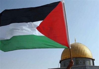  حمایت از فلسطین در مستطیل سبز 