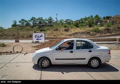 واکسیناسیون خودرویی در پارک کوهستانی دراک شیراز