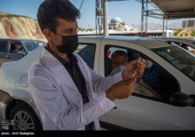 واکسیناسیون خودرویی در پارک کوهستانی دراک شیراز