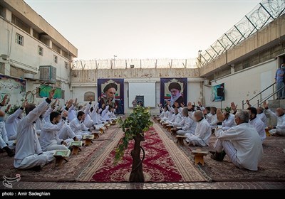 ترتیل خوانی قرآن کریم در زندان مرکزی شیراز