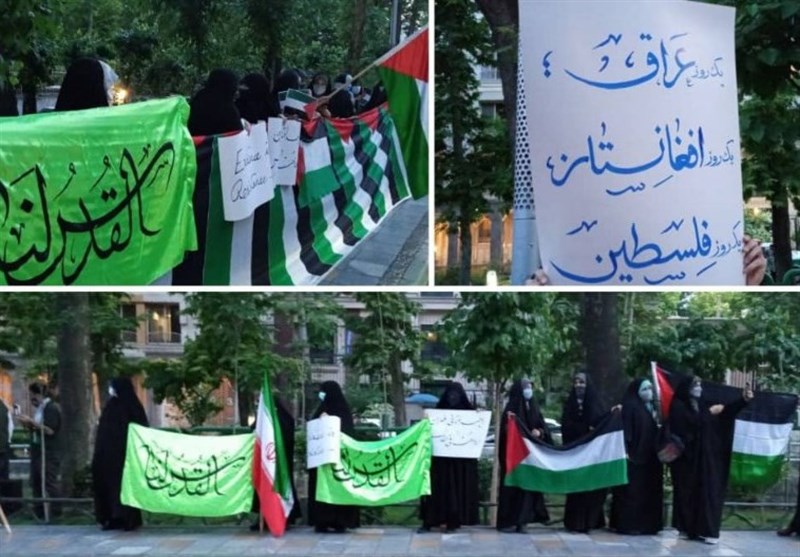 برگزاری تجمع دانشجویی مردمی در حمایت از فلسطین