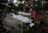 انداختن اجساد قربانیان کرونا در رودخانه گنگ هند