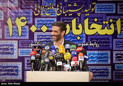 سعید محمد در اولین روز ثبت نام انتخابات ریاست جمهوری