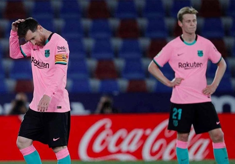 لالیگا| ضربه مهلک بارسلونا به شانس قهرمانی‌اش با تساوی در خانه لوانته