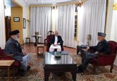 رئیس جمهور افغانستان به میزبانی کرزی با حکمتیار دیدار کرد