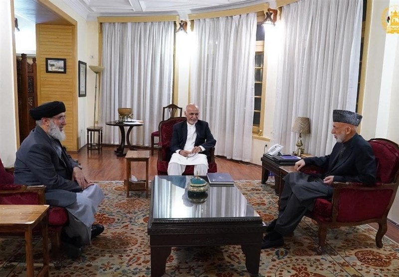 رئیس جمهور افغانستان به میزبانی کرزی با حکمتیار دیدار کرد